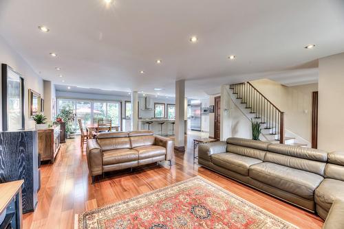 Living room - 107 Av. De Charente, Saint-Lambert, QC - Indoor Photo Showing Living Room