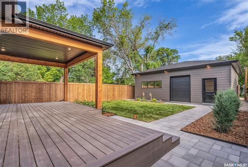 1121 13Th Street E, Saskatoon, SK - Outdoor With Deck Patio Veranda With Exterior