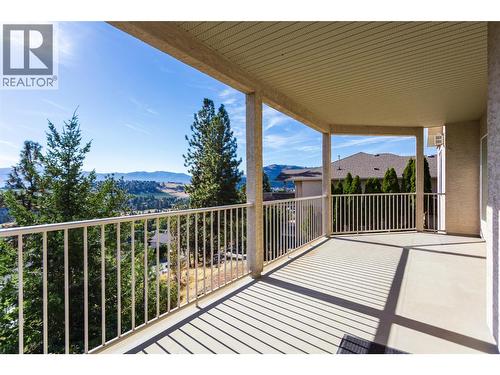 covered deck off rec room - 1084 Aurora Heights, West Kelowna, BC - Outdoor With Deck Patio Veranda With Exterior