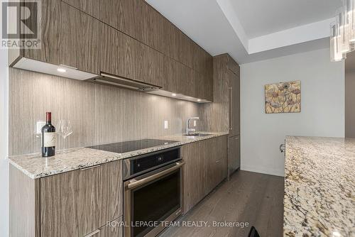 1509 - 101 Queen Street, Ottawa, ON - Indoor Photo Showing Kitchen With Upgraded Kitchen