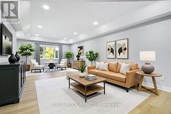 Virtually Staged Living Room/Dining Room View 4 - 