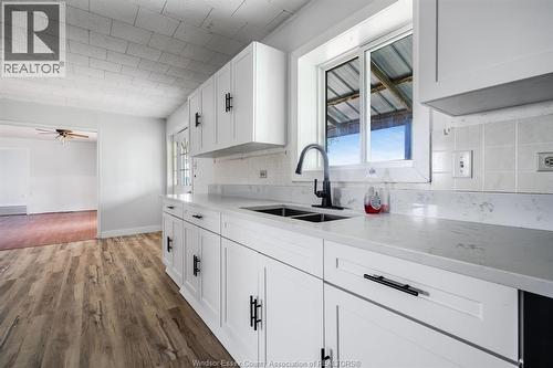 10350 Richardson Sideroad, Tilbury West, ON - Indoor Photo Showing Kitchen With Double Sink