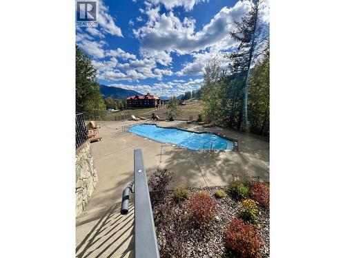 5258 Highline Drive Unit# 122, Fernie, BC - Outdoor With In Ground Pool With View
