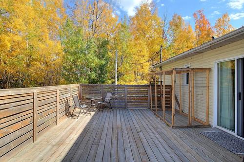 Patio - 2282 Route De St-Philippe, Val-D'Or, QC - Outdoor With Deck Patio Veranda