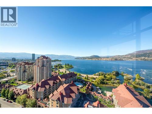 1075 Sunset Drive Unit# 2408, Kelowna, BC - Outdoor With Body Of Water With View