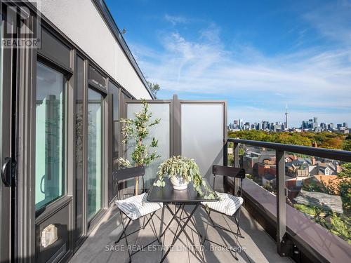 Second floor terrace - Ph 621 - 899 College Street W, Toronto, ON - Outdoor With Exterior