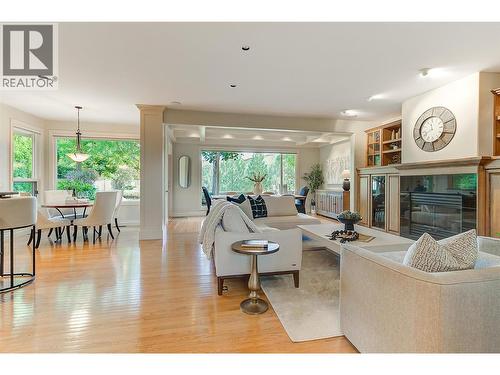 3875 Gallaghers Parkway, Kelowna, BC - Indoor With Fireplace