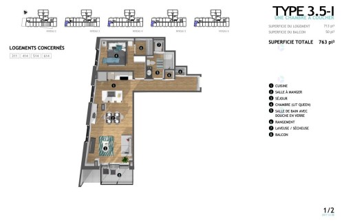 Overall view - 614-2542 Place Pierre-Falardeau, Montréal (Rosemont/La Petite-Patrie), QC - Other