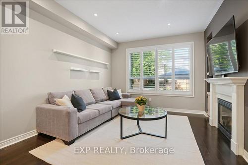 4147 Prentice Common, Burlington, ON - Indoor Photo Showing Living Room With Fireplace