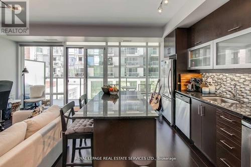 330 - 90 Stadium Road, Toronto, ON - Indoor Photo Showing Kitchen With Stainless Steel Kitchen With Upgraded Kitchen