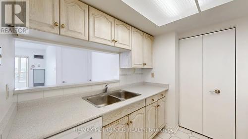 1609 - 75 King Street E, Mississauga, ON - Indoor Photo Showing Kitchen With Double Sink