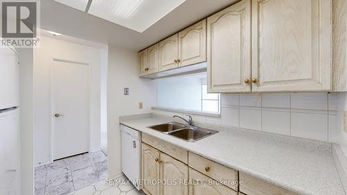 1609 - 75 King Street E, Mississauga, ON - Indoor Photo Showing Kitchen With Double Sink