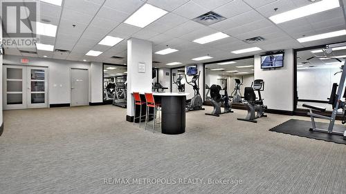 1609 - 75 King Street E, Mississauga, ON - Indoor Photo Showing Gym Room