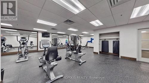 1609 - 75 King Street E, Mississauga, ON - Indoor Photo Showing Gym Room