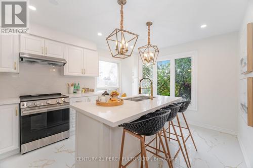 22 Lowder Place, Whitby, ON - Indoor Photo Showing Kitchen With Double Sink