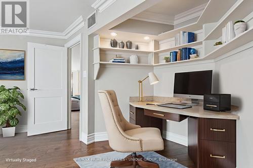 Second bedroom / office - virtual staging - 405 - 2010 Islington Avenue, Toronto, ON - Indoor Photo Showing Office