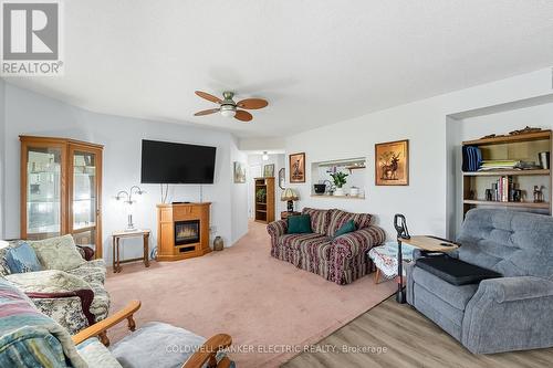 301 - 1 Heritage Way, Kawartha Lakes (Lindsay), ON - Indoor Photo Showing Living Room With Fireplace