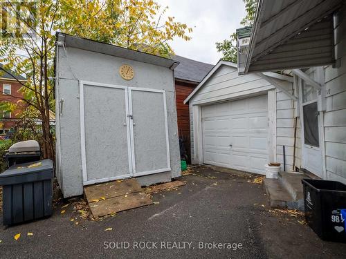 Storage Shed & Single Garage - 98 Elmsley Street N, Smiths Falls, ON - Outdoor With Exterior