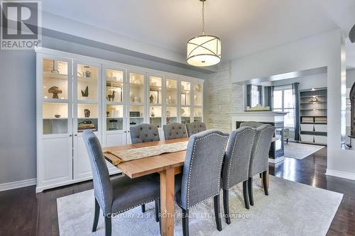 Brick Veneer adds sophisticated style - 63 The Queensway, Barrie, ON - Indoor Photo Showing Dining Room