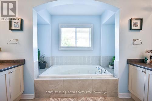 His and Hers separate Ensuite counters - 63 The Queensway, Barrie, ON - Indoor Photo Showing Bathroom