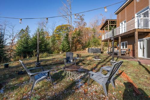 Backyard - 6973 Rue Champlain, Wentworth-Nord, QC - Outdoor With Balcony