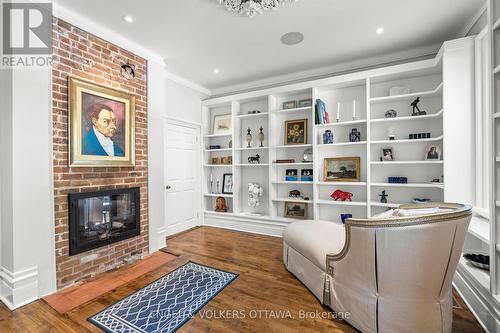 105 Crichton Street, Ottawa, ON - Indoor With Fireplace