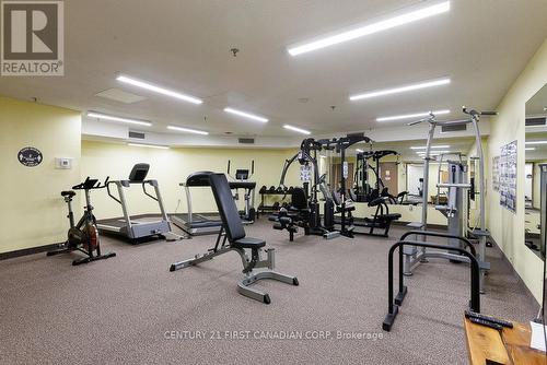 gym - 503 - 500 Talbot Street, London East (East F), ON - Indoor Photo Showing Gym Room