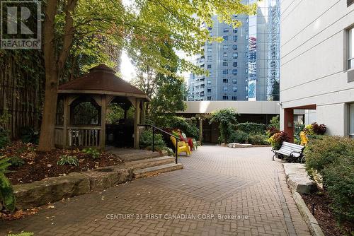 gazebo in patio area - 503 - 500 Talbot Street, London East (East F), ON - Outdoor With Deck Patio Veranda