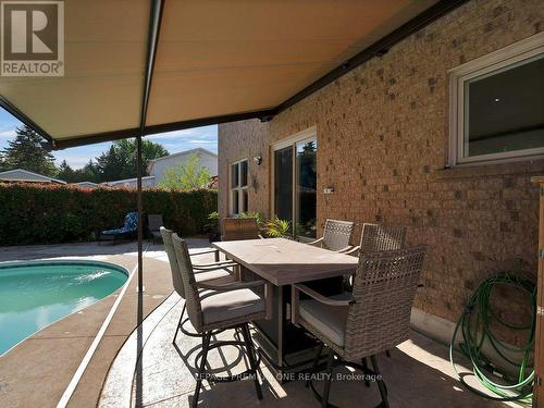 417 Kingsview Drive, Caledon, ON - Outdoor With In Ground Pool With Exterior