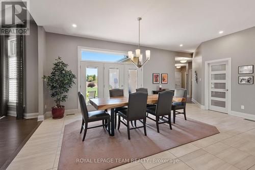 Ample space for entertaining in Dining area. - 217 Shamus Way, Ottawa, ON - Indoor Photo Showing Dining Room