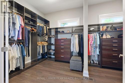 Huge W/I closet in PBR with customized shelving. - 217 Shamus Way, Ottawa, ON - Indoor With Storage