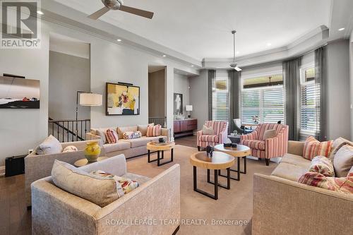 Large windows provide tons of natural light t/out. - 217 Shamus Way, Ottawa, ON - Indoor Photo Showing Living Room