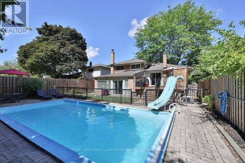 1404 Lewisham Drive, Mississauga, ON - Outdoor With In Ground Pool With Deck Patio Veranda With Backyard