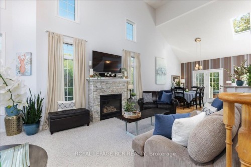 1903 Metro Road N, Georgina, ON - Indoor Photo Showing Living Room With Fireplace