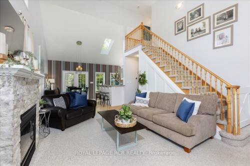 1903 Metro Road N, Georgina, ON - Indoor Photo Showing Living Room With Fireplace