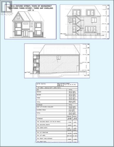 353A - Proposed Building Overview - 353A Ontario Street, Newmarket, ON 