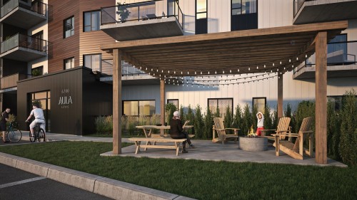 Patio - 422-4700 Boul. Guillaume-Couture, Lévis (Desjardins), QC - Outdoor