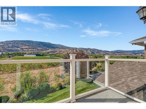 Balcony from Primary Bedroom - 8949 122Nd Avenue, Osoyoos, BC - Outdoor With View