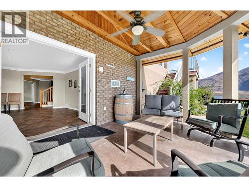 Covered Gazebo - 8949 122Nd Avenue, Osoyoos, BC - Outdoor With Deck Patio Veranda With Exterior