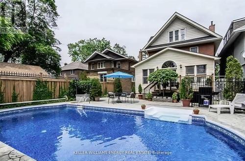 23 Connaught Street, Oshawa (O'Neill), ON - Outdoor With In Ground Pool With Deck Patio Veranda