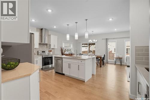 303 Dagnone Crescent, Saskatoon, SK - Indoor Photo Showing Kitchen With Upgraded Kitchen