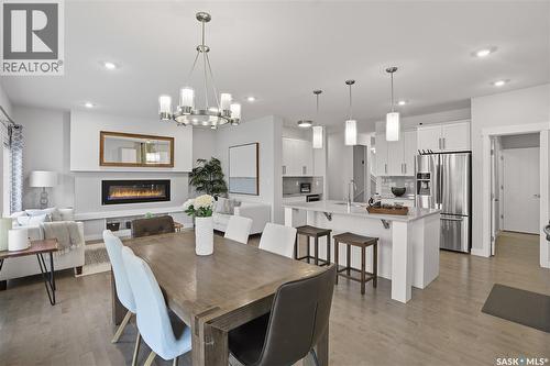 303 Dagnone Crescent, Saskatoon, SK - Indoor Photo Showing Dining Room