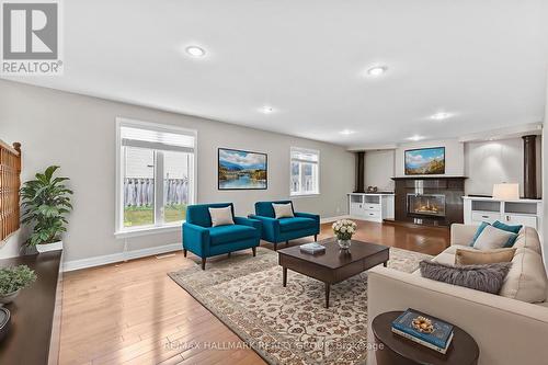 30 Lillico Drive, Ottawa, ON - Indoor Photo Showing Living Room With Fireplace