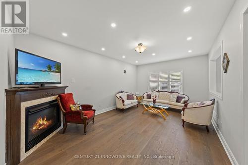 3265 Cabano Crescent, Mississauga, ON - Indoor With Fireplace