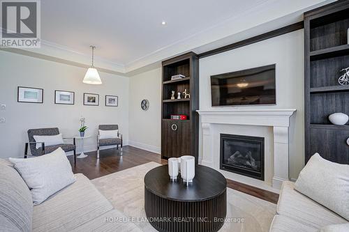 343 Tudor Avenue, Oakville, ON - Indoor Photo Showing Living Room With Fireplace