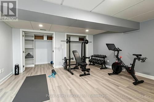 VIRTUALLY STAGED GYM - 72 Carrall Street, St. Marys, ON - Indoor Photo Showing Gym Room