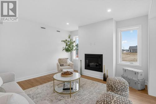 94 Styles Drive, St. Thomas, ON - Indoor Photo Showing Living Room With Fireplace