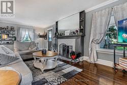 Living room includes access to side patio area - 