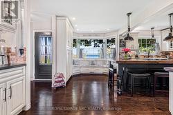 Kitchen, and view of the door to back of house - 