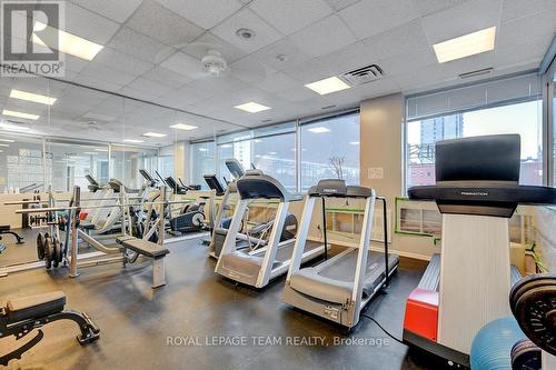 1702 - 160 George Street, Ottawa, ON - Indoor Photo Showing Gym Room